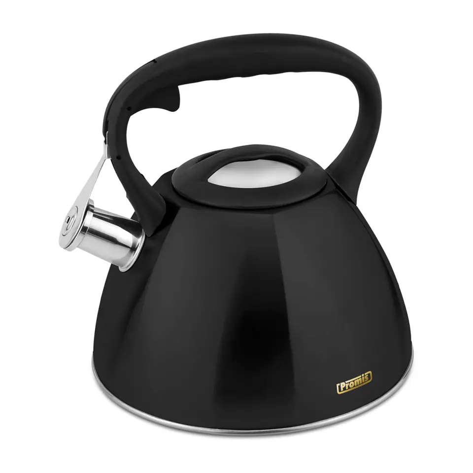 ⁨PROMIS TMC18C Kettle 2.6 l, VITO, black, black handle⁩ at Wasserman.eu