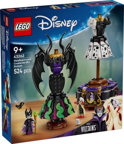 ⁨Klocki Disney 43262 Suknie Diaboliny i Cruelli De Mon⁩ w sklepie Wasserman.eu
