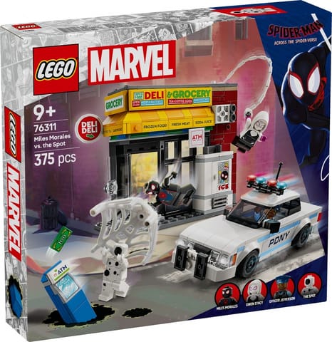 ⁨Klocki Super Heroes 76311 Multiwersum: Miles Morales kontra Spot⁩ w sklepie Wasserman.eu