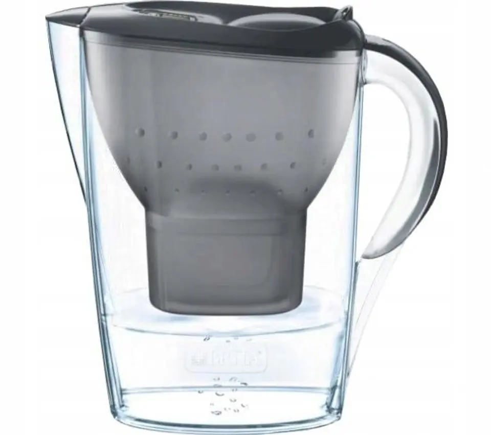 ⁨Filter jug Brita Marella PP (graphite) + 3 water filter cartridges⁩ at Wasserman.eu