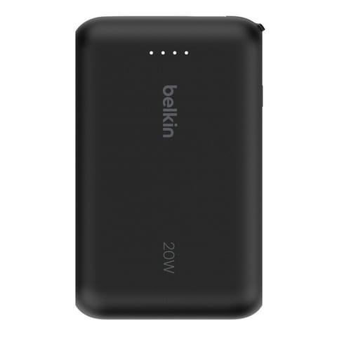 ⁨PowerBank BoostCharge 10k mAh 20w wbudowany kabel-C, port-C, czarny⁩ w sklepie Wasserman.eu