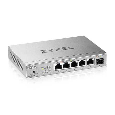 5-Port 2.5G Unmanaged Switch with 10G Uplink XMG-105-ZZ0101F at Wasserman.eu