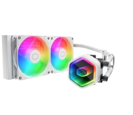 ⁨Chłodzenie wodne MasterLiquid 240 Core II ARGB White⁩ w sklepie Wasserman.eu