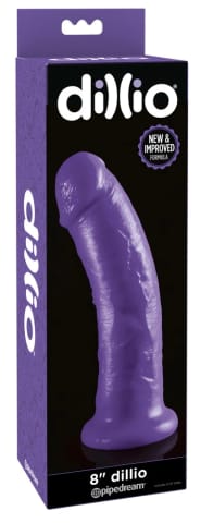 ⁨Pipedream Dillio Fioletowy Model Anatomiczny 21,6 cm z Podstawą⁩ w sklepie Wasserman.eu
