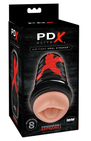⁨Pipedream PDX Elite Air-Tight Oral Model 17,5 cm - system ustny, TPR⁩ w sklepie Wasserman.eu