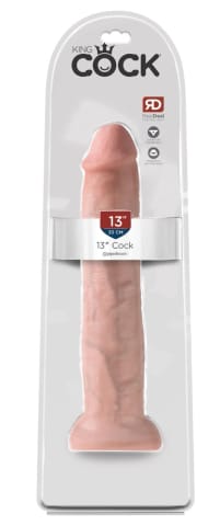 Pipedream King Cock Model 33 cm z Przyssawką Jasny Beżowy w sklepie Wasserman.eu