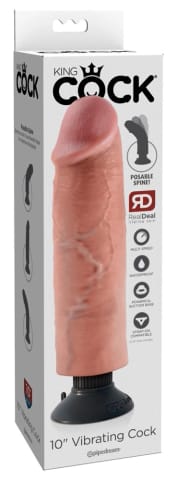 ⁨Pipedream King Cock 25 cm Jasny Model z Przyssawką - Elastyczny System⁩ w sklepie Wasserman.eu