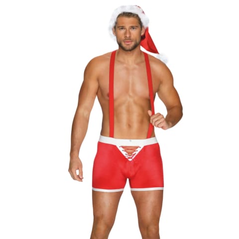 ⁨SET OBSESSIVE MR CLAUS (Red, size L/XL)⁩ at Wasserman.eu