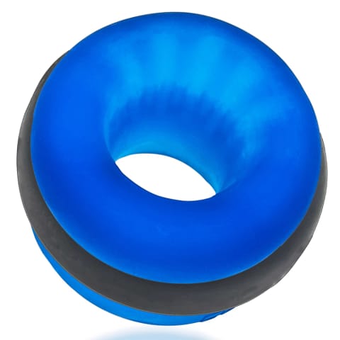 ⁨Oxballs Axis Opaska z Pierścieniem Niebiesko-Czarna Plus+Silikon 5 cm⁩ w sklepie Wasserman.eu