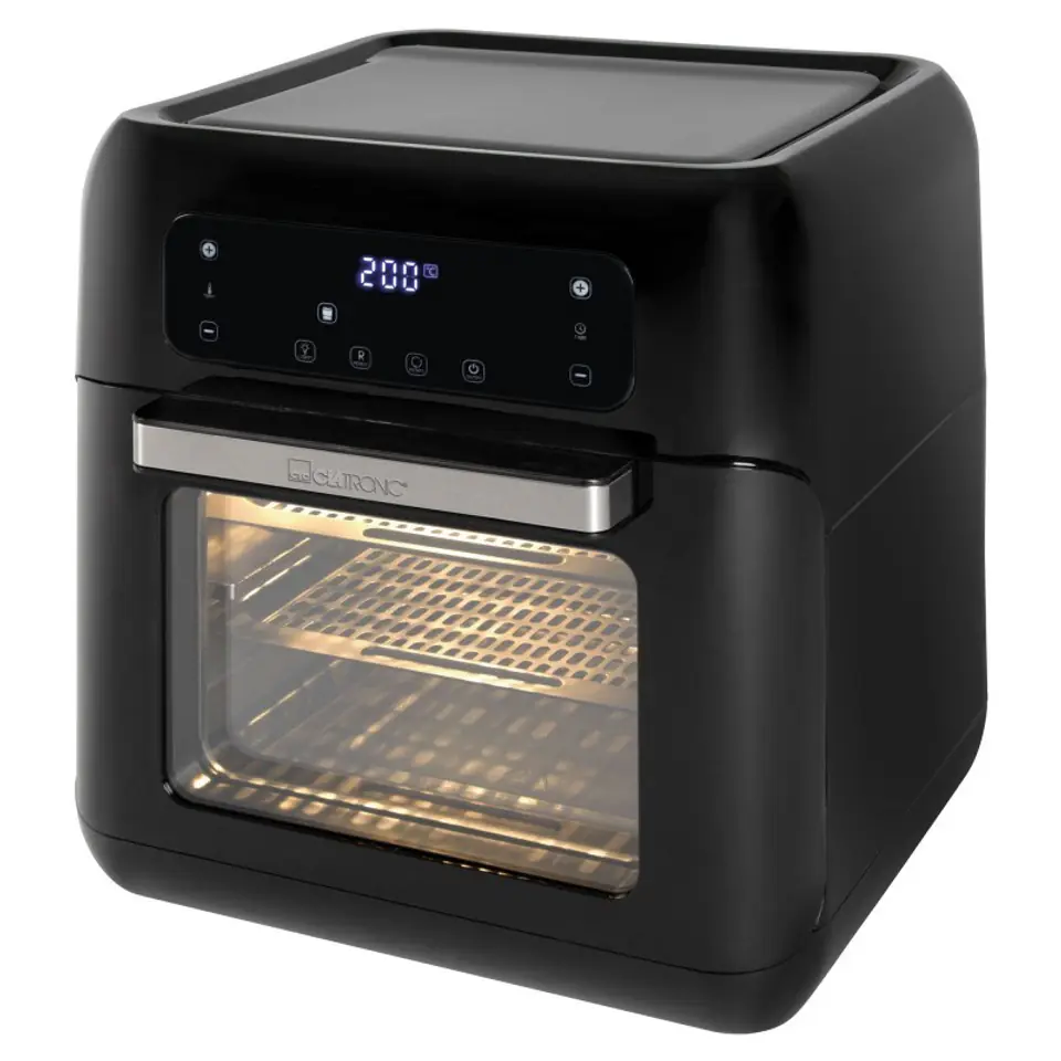 ⁨Clatronic FR 3747 H fryer 11 L 1500 W Hot air fryer Black⁩ at Wasserman.eu