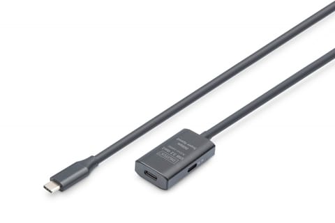 ⁨Kabel przedłużający aktywny USB-C - USB-C, USB 3.2 Gen1, 5Gbps, 5m⁩ w sklepie Wasserman.eu