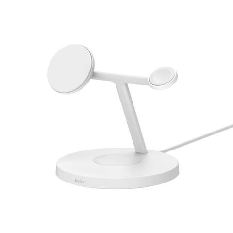 ⁨Boost Charge Pro 3in1 Qi2 15W, white⁩ at Wasserman.eu