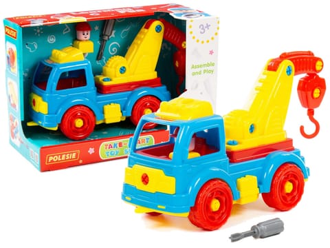 Dźwig Holownik Transport Klocki Do Rozkręcania DIY 38 Elementów 84828 w sklepie Wasserman.eu