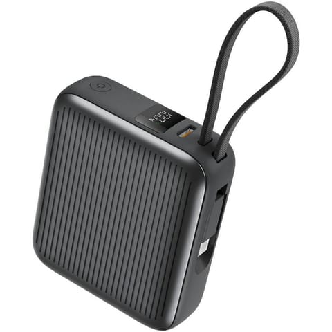 ⁨PowerBank Energea Integra Mini 35        10000mAh kabel USB-C PD35W szary⁩ w sklepie Wasserman.eu