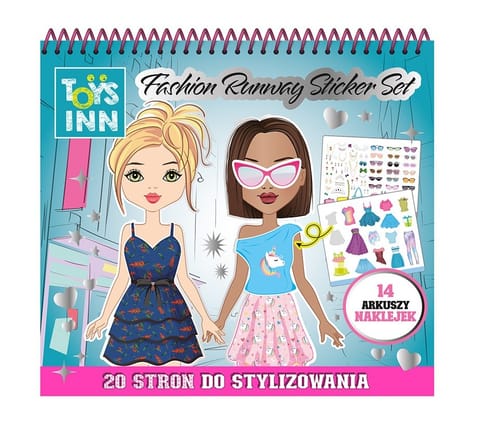 ⁨Sticker set Fashion Runway⁩ at Wasserman.eu