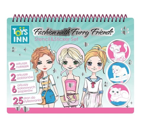 Sticker set Fashion Runway with pets at Wasserman.eu