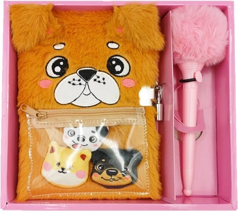 ⁨Diary Puppy with pen⁩ at Wasserman.eu
