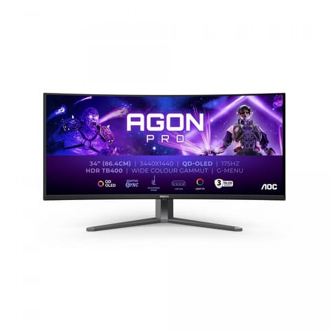 ⁨Monitor AG346UCD 34 cale 175Hz Curved QD-OLED HDMIx2 DP HAS Głośniki⁩ at Wasserman.eu