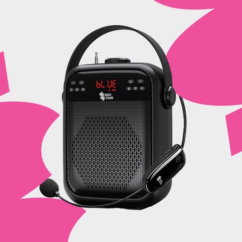 ⁨Bezprzewodowy Wzmacniacz Głosu 25W 2in1 SP-VA25B⁩ w sklepie Wasserman.eu