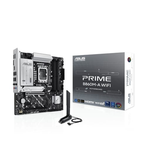 ⁨Motherboard PRIME B860M-A WIFI s1851 XDDR5 USBC mATX⁩ at Wasserman.eu