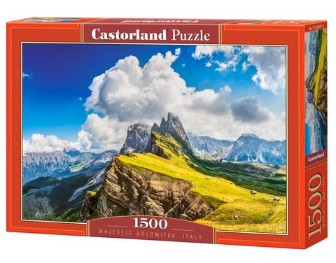 ⁨Puzzle 1500 pieces Majestic Dolomites Italy⁩ at Wasserman.eu