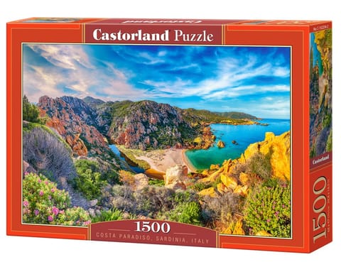 ⁨Puzzle 1500 pieces Paradiso Sardinia Italy⁩ at Wasserman.eu
