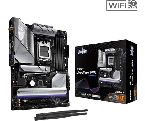 ⁨Motherboard B850 LIVEMIXER WIFI AM5 4DDR5 USB3.2 ATX⁩ at Wasserman.eu