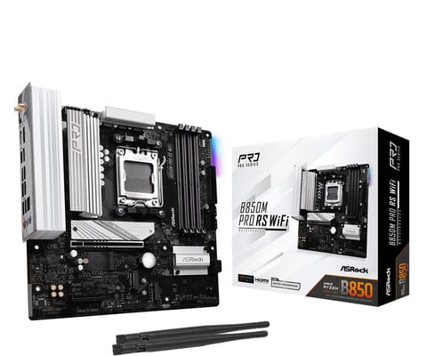 ⁨Motherboard B850M PRO RS WIFI AM5 4DDR5 mATX⁩ at Wasserman.eu