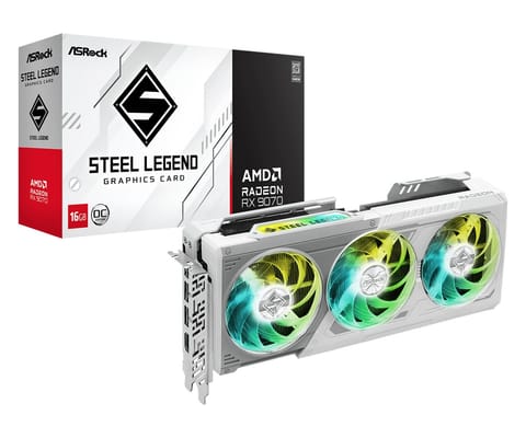 ⁨Graphics card Radeon RX 9070 Steel Legend 16 GB⁩ at Wasserman.eu