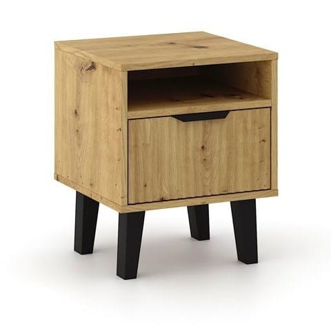 ⁨Szafka nocna Scandi 1S SLIM DĄB ARTISAN⁩ w sklepie Wasserman.eu