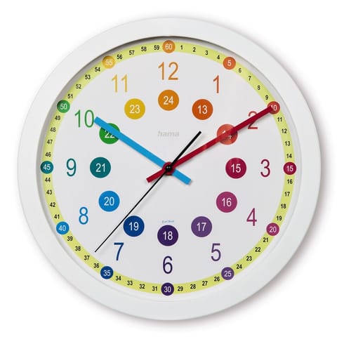 ⁨sal children's wall clock⁩ at Wasserman.eu