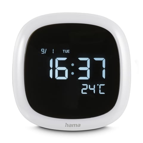 ⁨Budzik elektroniczny Bora Bora biały⁩ w sklepie Wasserman.eu