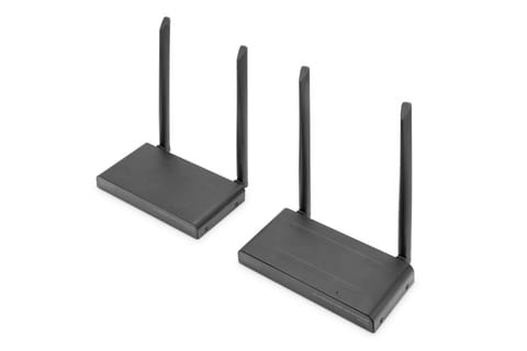 ⁨Przedłużacz/Extender KVM HDMI+USB bezprzewodowy 150m UHD 4K60Hz (zestaw)⁩ w sklepie Wasserman.eu