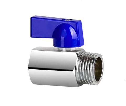 ⁨BALL VALVE 1/2'MINI WZ CHROME⁩ at Wasserman.eu