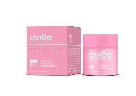 ⁨EVREE Mystic Rose Daily Use Nawilżająco - ujędrniający krem do twarzy 50 ml⁩ w sklepie Wasserman.eu