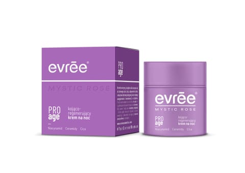 ⁨EVREE Mystic Rose Pro Age Kojąco-regenerujący krem na noc 50 ml⁩ w sklepie Wasserman.eu
