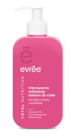 ⁨EVREE Total Nutrition Intensywnie odżywczy balsam do ciała do skóry suchej i wrażliwej 300 ml⁩ w sklepie Wasserman.eu