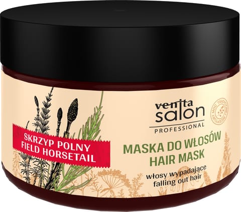 ⁨VENITA Salon Maska ze skrzypem polnym do włosów wypadających 500 ml⁩ w sklepie Wasserman.eu