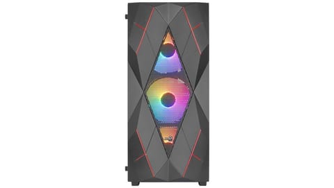 ⁨Case AeroCool Volcan Black Mid Tower RGB⁩ at Wasserman.eu