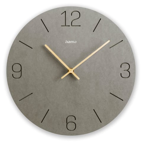 ⁨crete wall clock MDF 30cm⁩ at Wasserman.eu