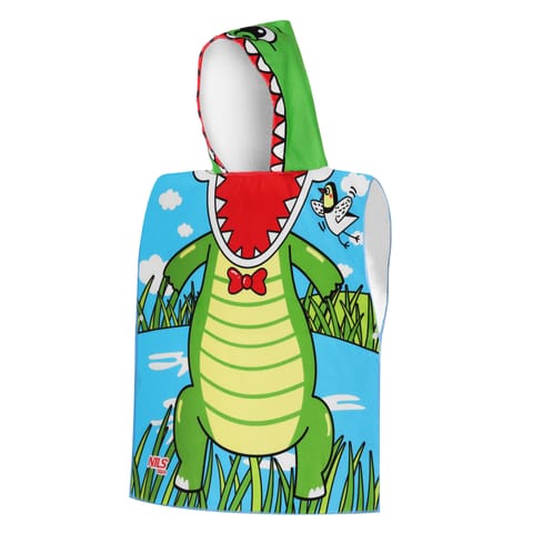 ⁨NAR20 RĘCZNIK PONCZO CROCODILE NILS AQUA⁩ w sklepie Wasserman.eu