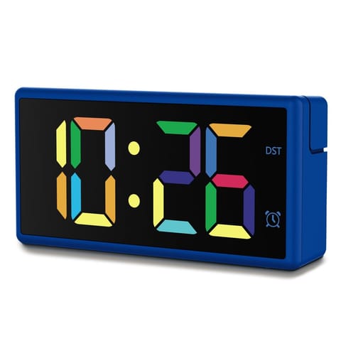 ⁨ibiza digital alarm clock blue⁩ at Wasserman.eu