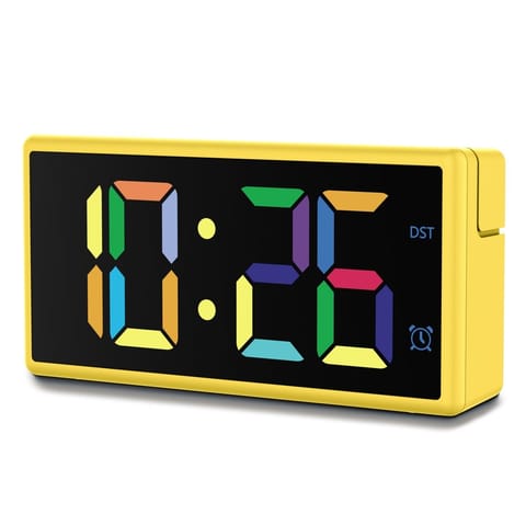 ⁨ibiza digital alarm clock yellow⁩ at Wasserman.eu
