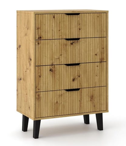 ⁨Komoda Scandi 4S SLIM DĄB ARTISAN⁩ w sklepie Wasserman.eu
