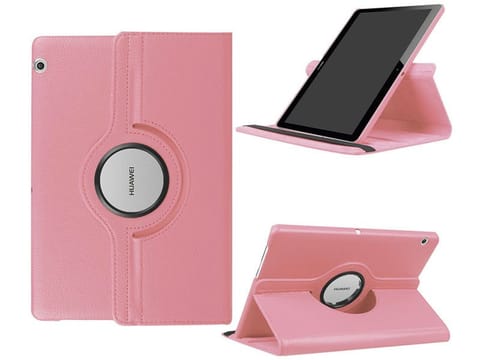 ⁨360° swivel case for Huawei MediaPad T3 10 9.6'' Pink⁩ at Wasserman.eu