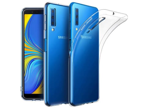 ⁨Etui silikonowe Alogy obudowa case do Samsung Galaxy A7 2018 A750 przezroczyste⁩ w sklepie Wasserman.eu