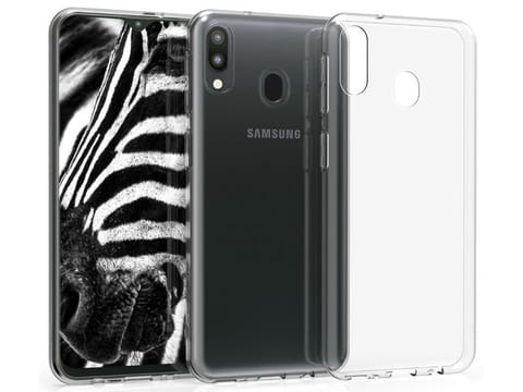 ⁨Etui silikonowe Alogy obudowa case do Samsung Galaxy M20 przezroczyste⁩ w sklepie Wasserman.eu