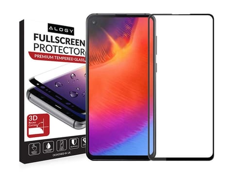 ⁨Glass Alogy Full Glue case friendly for Samsung Galaxy A60/M40 Black⁩ at Wasserman.eu