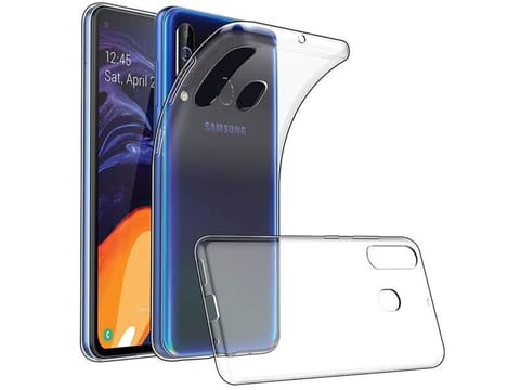 ⁨Etui silikonowe Alogy obudowa case do Samsung Galaxy A60/ M40 przezroczyste⁩ w sklepie Wasserman.eu