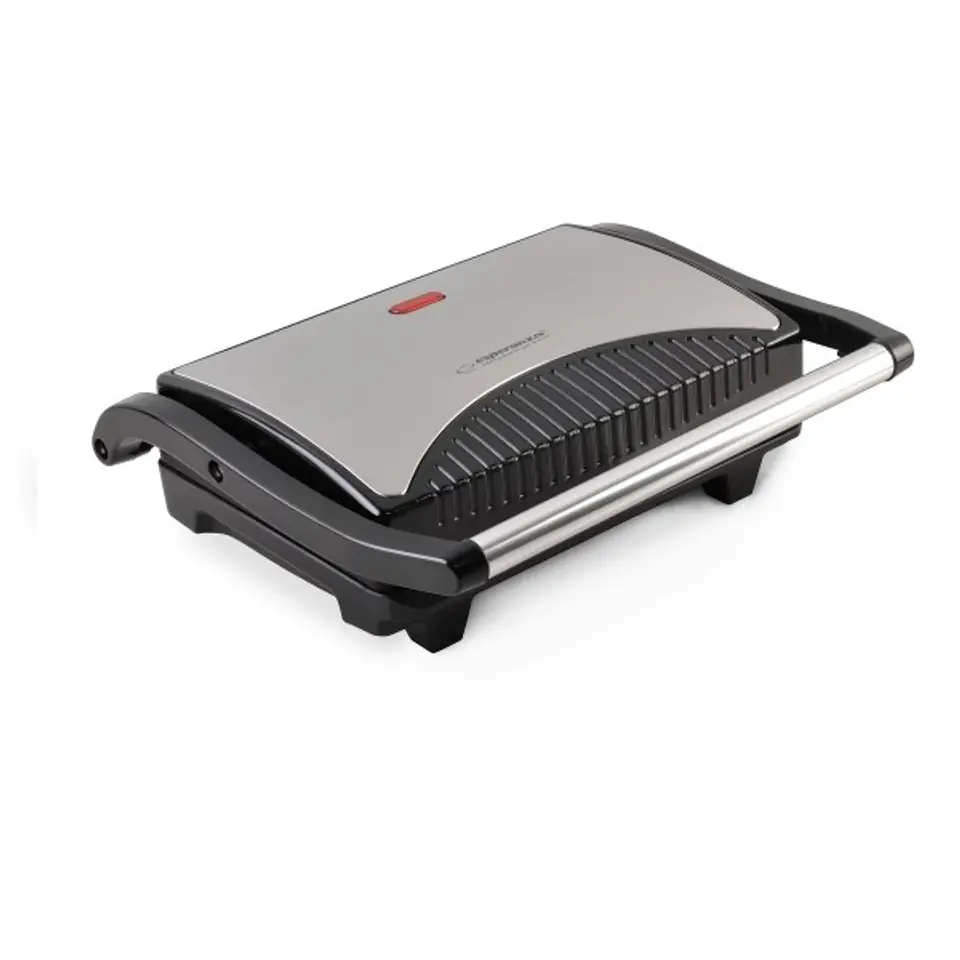 ⁨Grill elektryczny stołowy Esperanza Taleggio EKG006 (stołowy-zamknięty; 750W; kolor inox)⁩ w sklepie Wasserman.eu